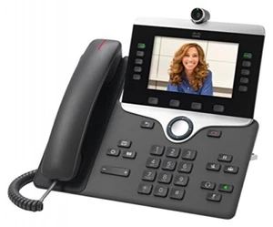 * Cisco IP PHONE 8845 IP-Telefon Holzkohle Kabelgebundenes Mobilteil LCD - Zdjęcie 1 z 1