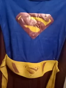 Child's Rubie's Superman Chest Top Costume Belt And Cape DC Comics - Picture 1 of 7