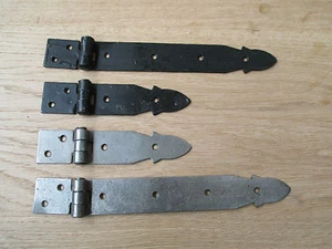 STRAP HINGES FOR CHEST TRUNK BLANKET STORAGE BOX CASE OLD VINTAGE FURNITURE - Picture 1 of 3