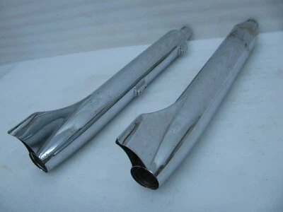 Silenciadores Harley Davidson FLSTS Heritage Softail Springer 65655-00 y 65679-00 Foto 1 de 4