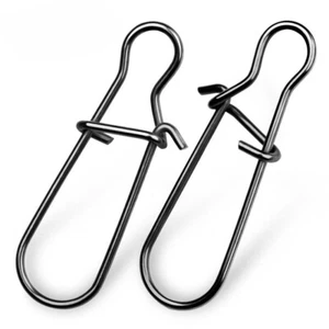 50~200Pack Fishing Snaps Duo Lock Snap Stainless Steel 8LB-220LB Quick Lure Snap - Picture 1 of 17