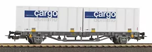 Piko 58732 H0 Containertragwagen Cargo Domino SBB V 2x20' Container #NEU in OVP# - Bild 1 von 1