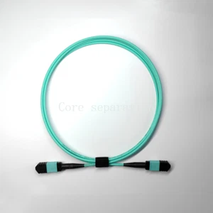 Câble patch fibre optique 1 ~ 40 M MPO vers MPO câble OM3 8/12 noyau type A - Photo 1/26