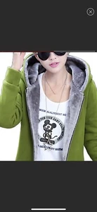 Womans Hoodie Green (Medium Size) - Picture 1 of 3