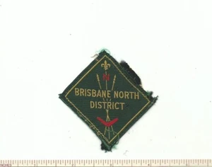 EC SCOUT AUSTRALIA BRISBANE DISTRETTO NORD INSEGNE TOPPA TESSUTA FDL BOOMERANG!! - Foto 1 di 1