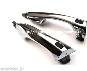 Front Smart Key Door Outside Handle Left & Right for 2013-2018 Hyundai Santa Fe - Picture 1 of 2