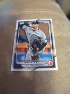 2024 BOWMAN BASE PAPER NEW YORK YANKEES - GERRIT COLE #60 - Picture 1 of 2