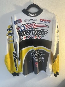 Camiseta Vintage Thor 1997 Serie Supercross Grande - Imagen 1 de 10