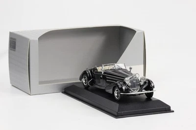 1:43 Audi Collection Horch 855 Spezial-Roadster Nero Art.Nr. 503.05.003.03 De - Immagine 1 di 4