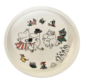 Plato de porcelana Arabia, Finlandia con motivo de "Moomin" finales del siglo XX Halloween - Imagen 1 de 13