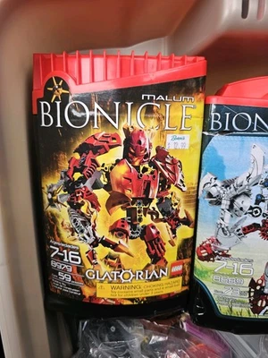 Новый запечатанный LEGO Bionicle 8979 — Malum Glatorian 2009 года — с коробкой и руководством - Изображение 1 из 3
