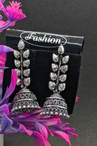 Gorgeous Traditional Oxidised Designer Earring for Women & Girls - Picture 1 of 4