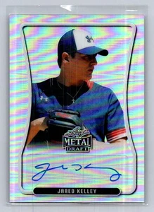 2020 Leaf Metal Draft #BAP-JK1 Jared Kelley Portrait Autographs Silver Wave - Picture 1 of 2