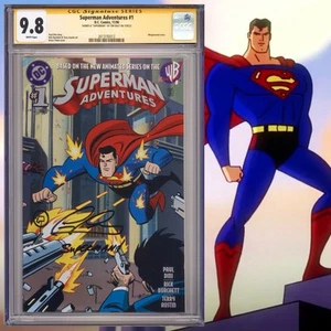 CGC 9.8 SS Superman Adventures #1 signed by Tim Daly 1996 Animated - Bild 1 von 2