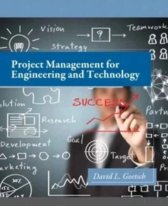 Project Management for Engineering and Technology Hardcover David Goetsch - Picture 1 of 5