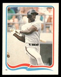 1985 Fleer Star Stickers Set Break NM Chili Davis San Francisco Giants #10 - Picture 1 of 2