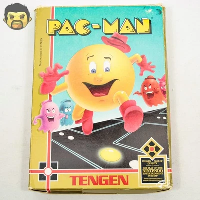 Pac Man NES Tengen CIB Nintendo Entertainmen System 1990 Complete + Poster - Image 1 of 4