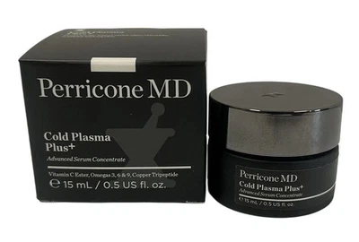Perricone MD Cold Plasma Plus+ Advanced Serum Concentrate ~ 0.5 fl oz/15 mL NIB - Image 1 of 4