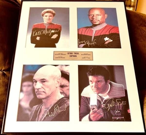 🖖 Star Trek Captains signiert - Shatner, Stewart, Brooks, Mulgrew - COA #106/200 - Bild 1 von 6