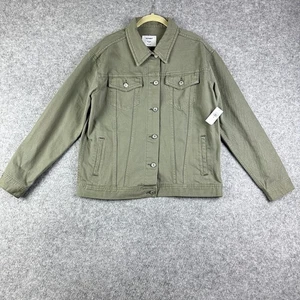 Old Navy Jacke Damen Medium Boyfriend Utility Knopfleiste Freizeit Lagenlook NEU - Bild 1 von 14