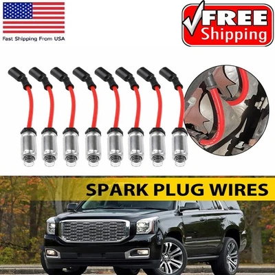 758EE Spark Plug Wire Set for 2014-2018 GMC Sierra 1500 Chevrolet Silverado 1500 - Image 1 of 4