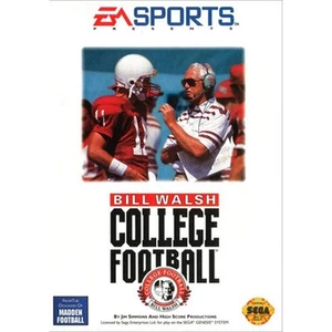 Carro de fútbol americano universitario Bill Walsh (Sega Genesis) solamente - Imagen 1 de 1