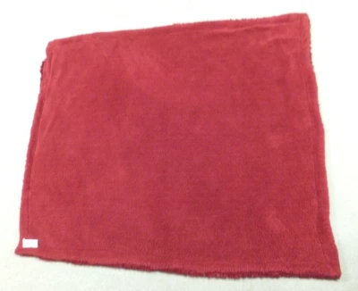 Pottery Barn Throw Blanket Red 50 X 60 Inches Faux Shearling Polyester - Image 1 of 4
