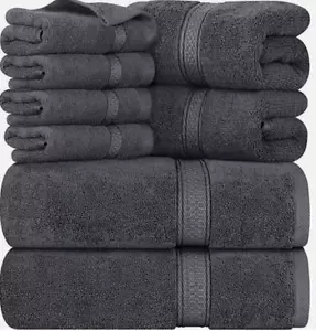 Luxury Bath Towel Set: 2 Bath Towels, 2 Hand Towels, 4 Washcloths - Picture 1 of 2