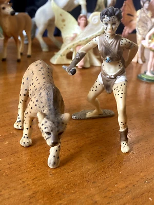 Schleich Bayala Fantasia 70442, Liassa & Cheetah raro APOSENTADO fantasia elfo  - Imagem 1 de 2