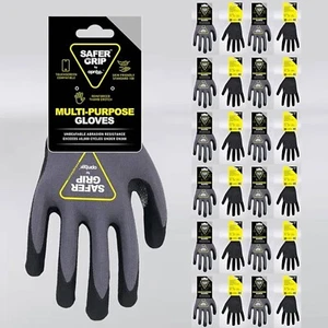 Guantes recubiertos de nitrilo con pantalla táctil (paquete de 12) - agarre más seguro de OPNBar - Imagen 1 de 7