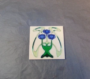 Tile Fireplace Wall Trivet Antique Ceramic Tiles ref 842 Free UK Postage - Picture 1 of 3