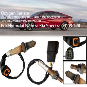 2x Up&Downstream Oxygen Sensor 3921023700 For Hyundai Elantra Kia Spectra 03-09