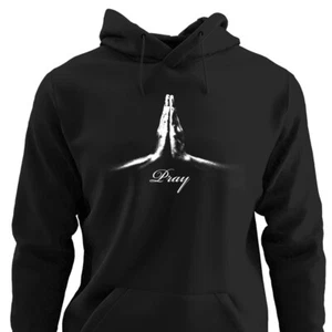 BETEN Beten Hand Hoodie Gebet Hände religiöse christliche Geschenke für das Gebet Jesus - Bild 1 von 17