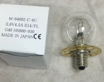 OPTECH HAAG-STREIT 6V4.5A HS900-930 M-04002 Eiko 41318 Slit Lamp Bulb *Made in JAPAN