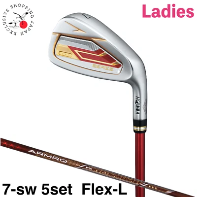 HONMA BERES Ladies 2024 Iron Wedge 7-sw 5 Set 3S ARMRQ FX Graphite Shaft Flex L - Image 1 of 4