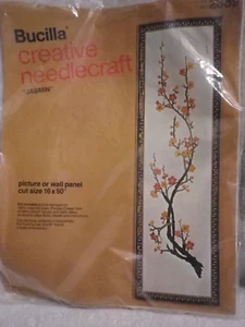 Bucilla Needlecraft "Jasmin" Picture Wall Panel 16x50” Flowers New Kit 2389 - Picture 1 of 10