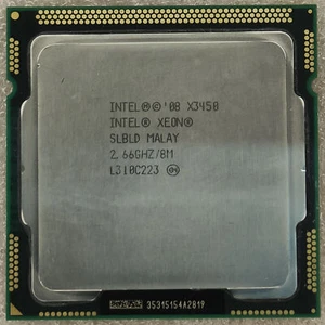 Intel® Xeon® Processor X3450, 2.5 GT/s, 2.66GHz SLBLD LGA1156 CPU LIKE i7 860 - Picture 1 of 3