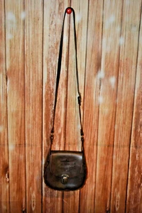 Harley Davidson Women Brown Lether Crossbody Saddle Bag Purse - Picture 1 of 12