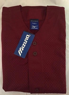NUEVO Jersey Mizuno Youth Elite Malla Sin Mangas Granate Juego, Talla YL Foto 1 de 2