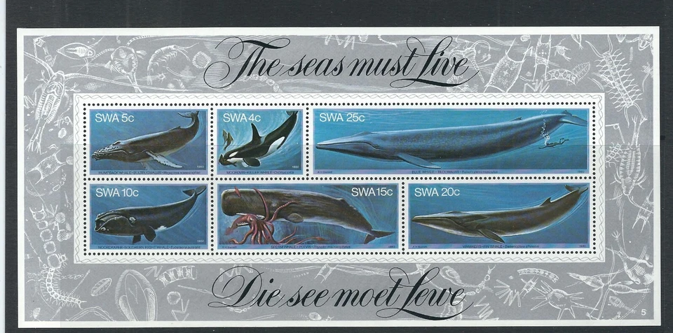 Sourwest Africa SC # 442a The Seas Must Live. MNH Foto 1 de 1