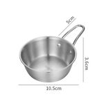 304 Stainless Steel Rice Bowl for Korean Rice Wine Ideal for Outdoor Activities