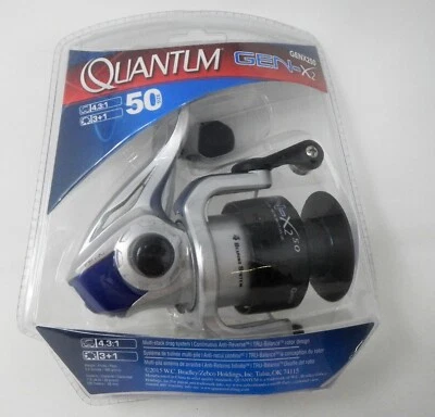 Quantum Gen-X2 Spinning Fishing Reel (4.3:1) Size 50