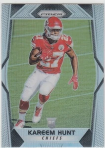 2017 Kareem Hunt Panini Prizm ROOKIE SILVER HOLO #253 - KC Kansas City Chiefs RC - Picture 1 of 1