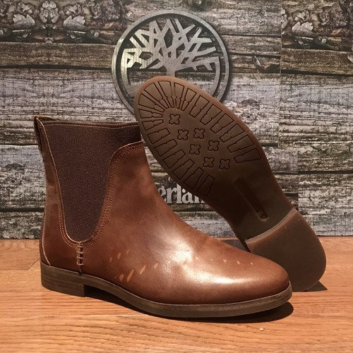 STIVALI SLIP ON TIMBERLAND A1KCC SOMERS FALLS CHELSEA DA DONNA IN PELLE MARRONE TAGLIA:6 5