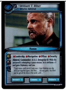 STAR TREK CCG 2E REFLECTIONS 2.0 FOIL CARD WILLIAM T. RIKER 6P53 ex - Bild 1 von 1