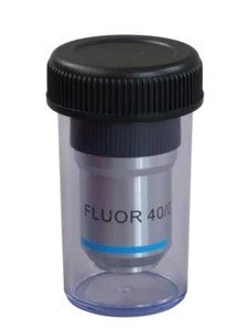 DIN 40X Fluor Objective for EPI-Fluorescent Microscopes - Picture 1 of 2