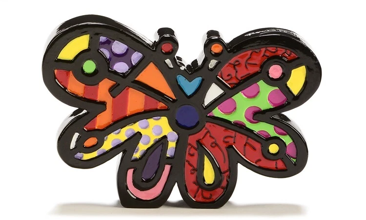 ROMERO BRITTO MINIATURA MARIPOSA ARTÍCULO NUEVO Foto 1 de 1
