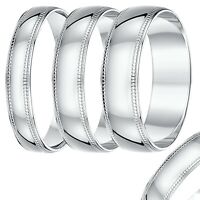 9ct White Gold 2x4 Diamond Set 4mm Twist Crossover Ring Hallmarked Wedding Band