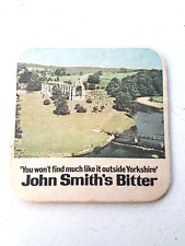Vintage JOHN SMITH'S - Bitter  ...  Cat No'38  Beer mat / Coaster