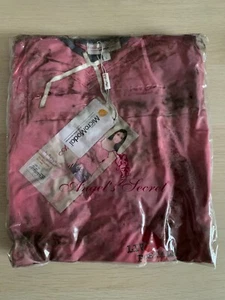 Pink Grey Cami Top Shorts Ladies Size L Angel's Secret Pyjama Set (Brand New) - Picture 1 of 3